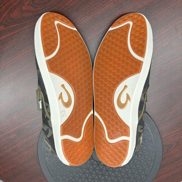 Olukai Lae'ahi Pa'i Shoes Mens 10.5 Camo Green Slip On Husk Ke Au Comfort Casual - Picture 9 of 10
